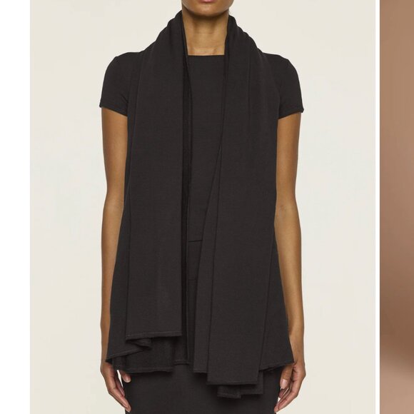 Bleusalt Black The 2 Yard Wrap Signature Shawl Scarf - Picture 1 of 4